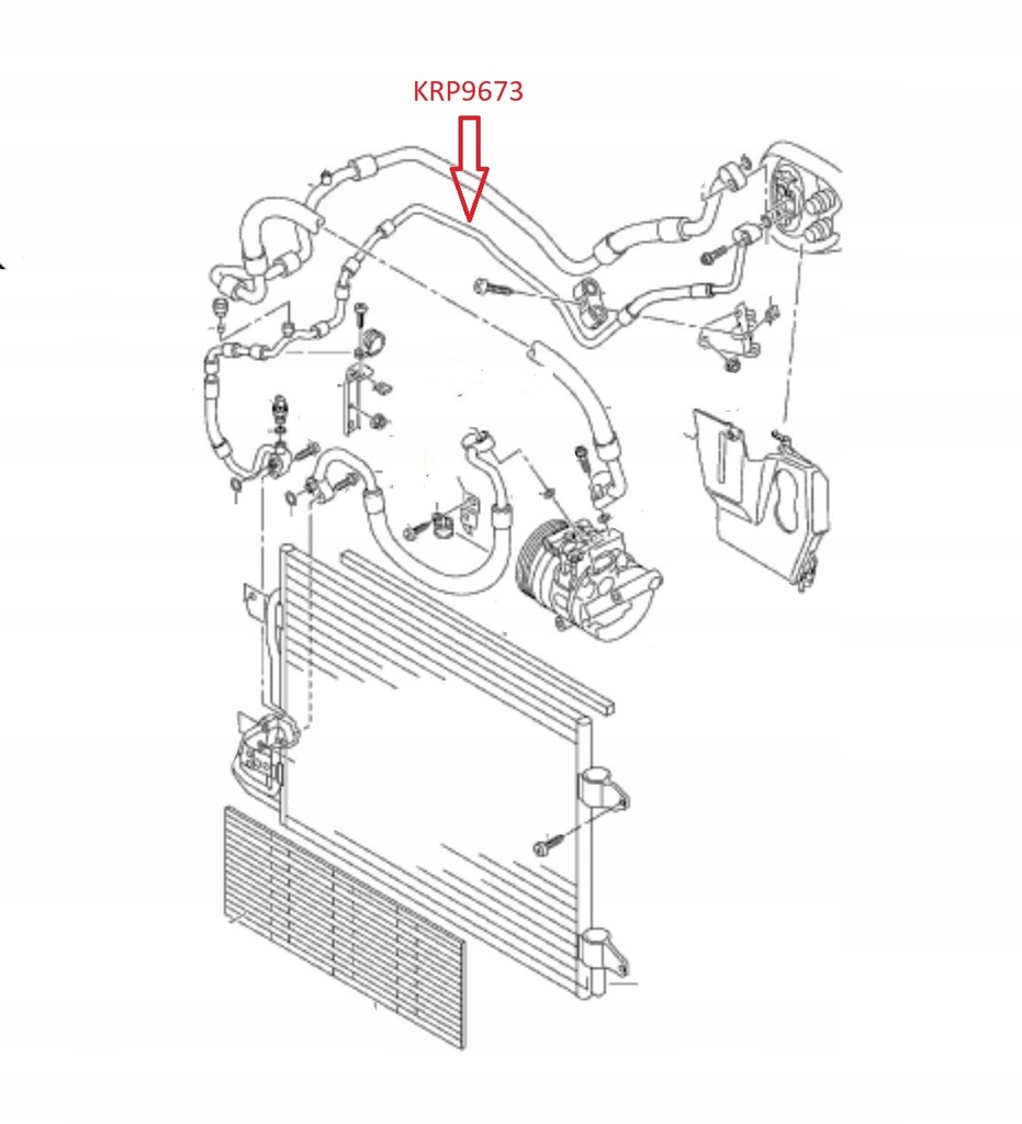 фото №12, Wąż холодоагент охолоджуючої vw golf 1k0820741cm