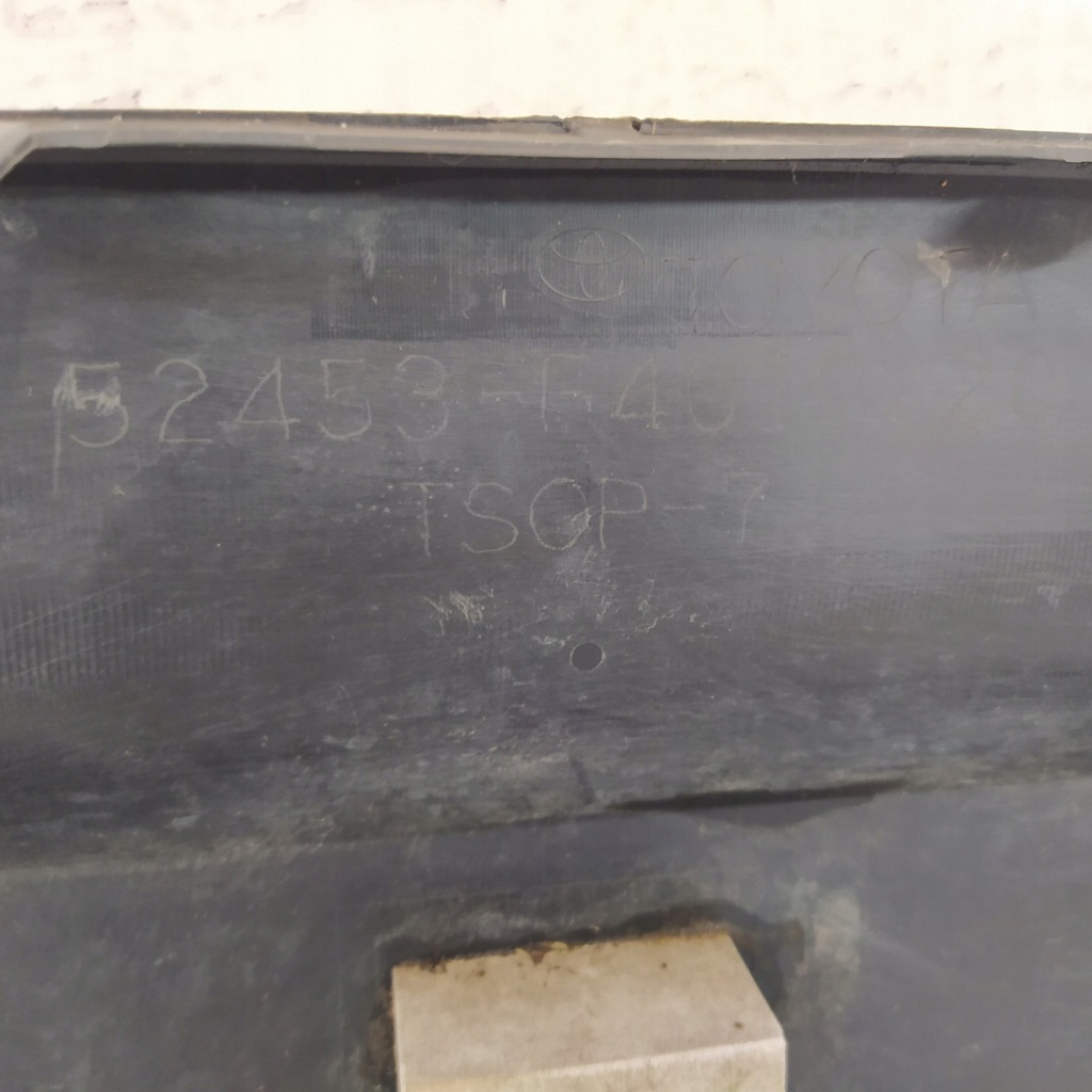 фото №13, Toyota c-hr накладка бампера диффузор задняя задняя 52453-f4010