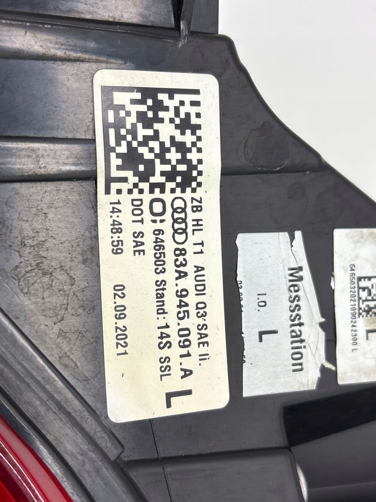 фото №9, Audi q3 f3 2020 левая лампа задняя usa 83a945091a