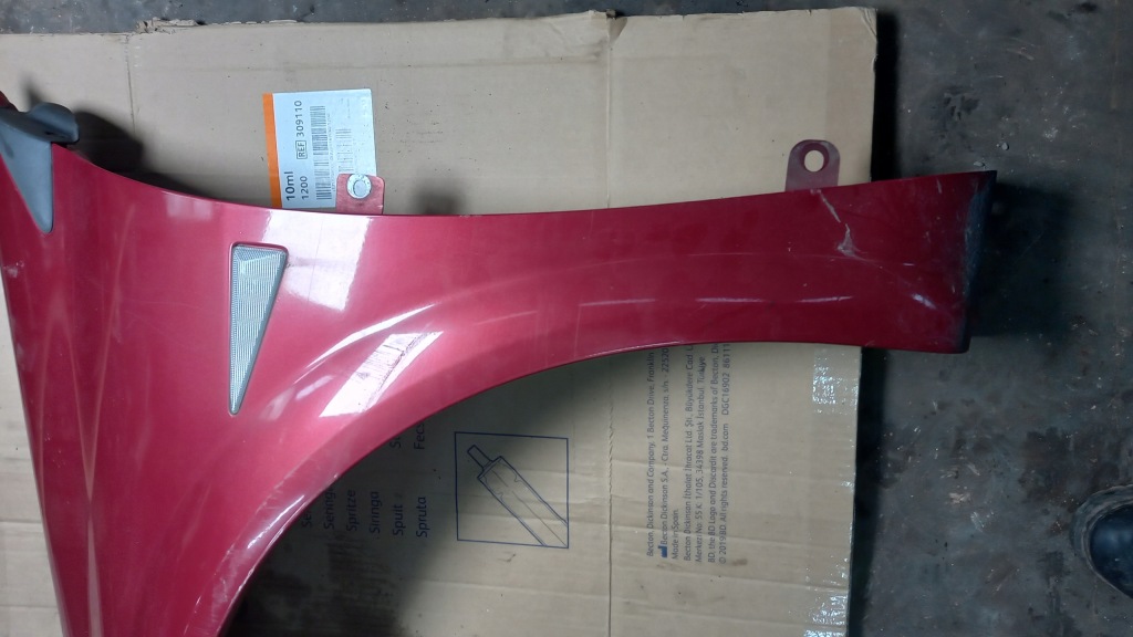 фото №2, Крила лівий перед renault megane ii 04r