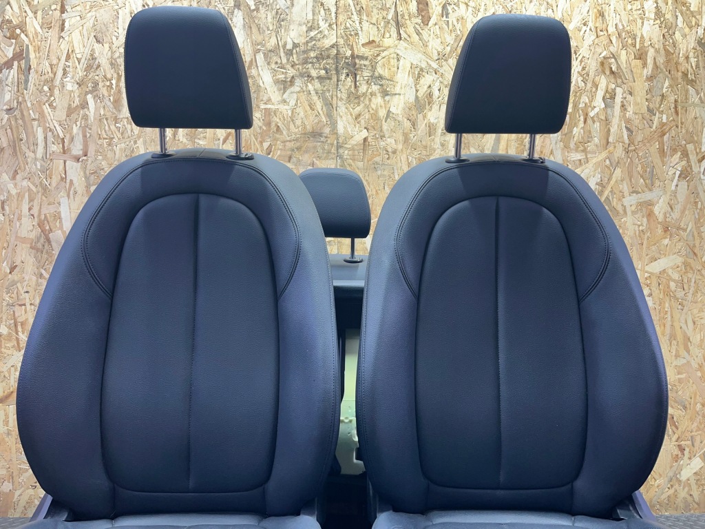 фото №11, Сидіння заднє сидіння обшивки europa czarna шкіра підігрів пам'ять bmw x1 f48