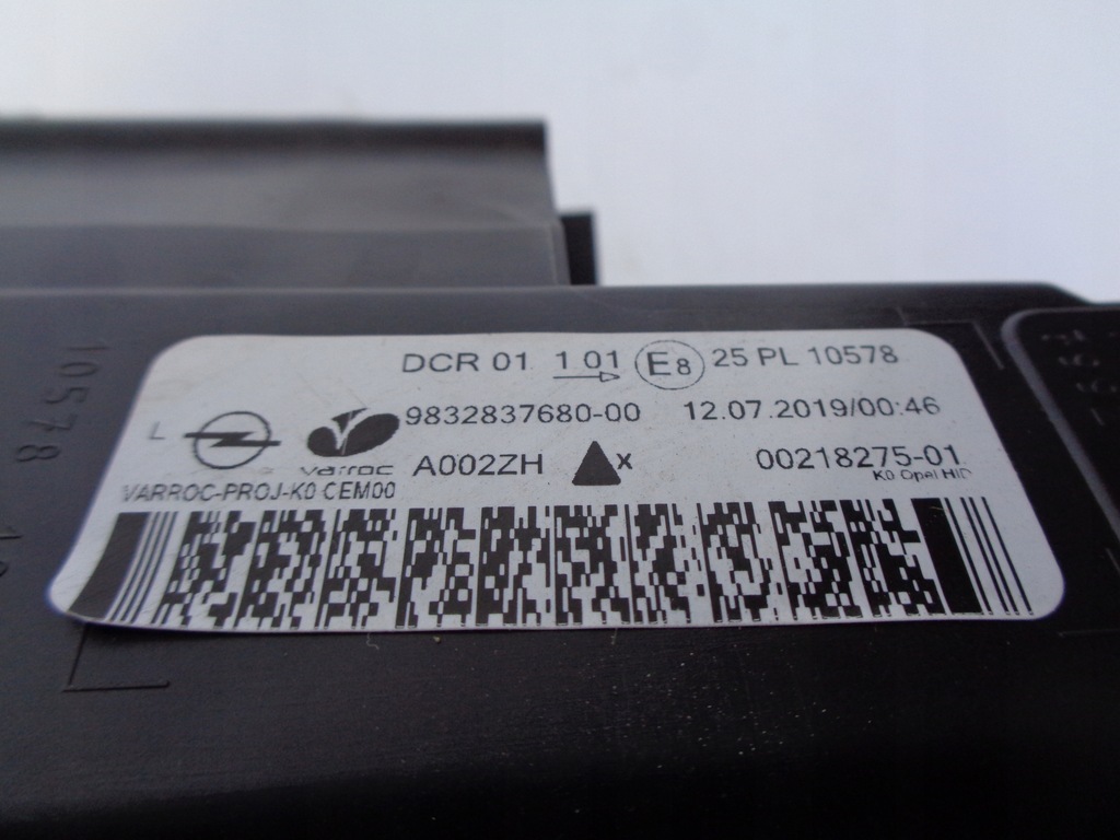 фото №8, Лампа ліва opel zafira d life vivaro c 19- ксенон