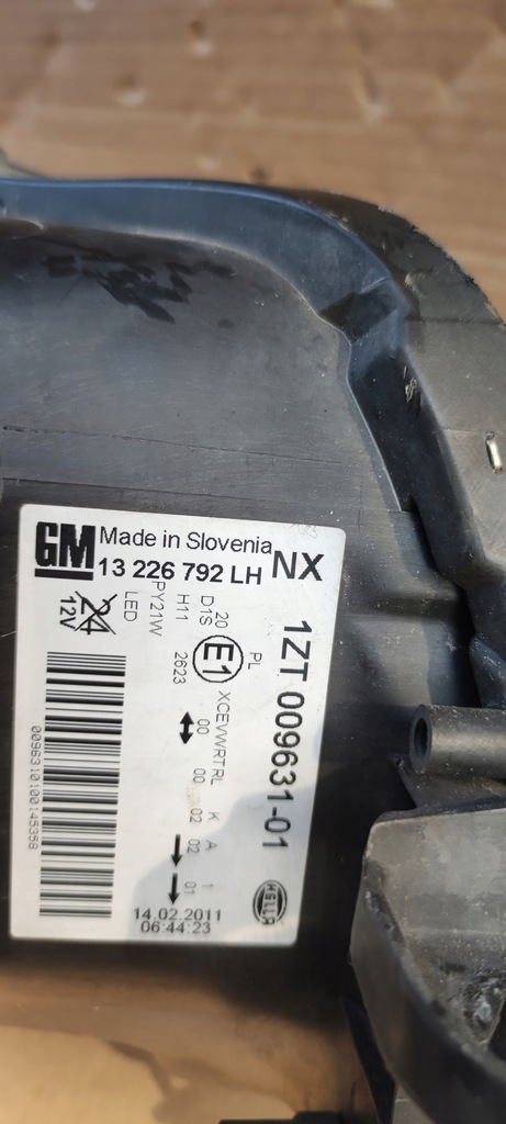 фото №12, Лампа перед opel insignia a