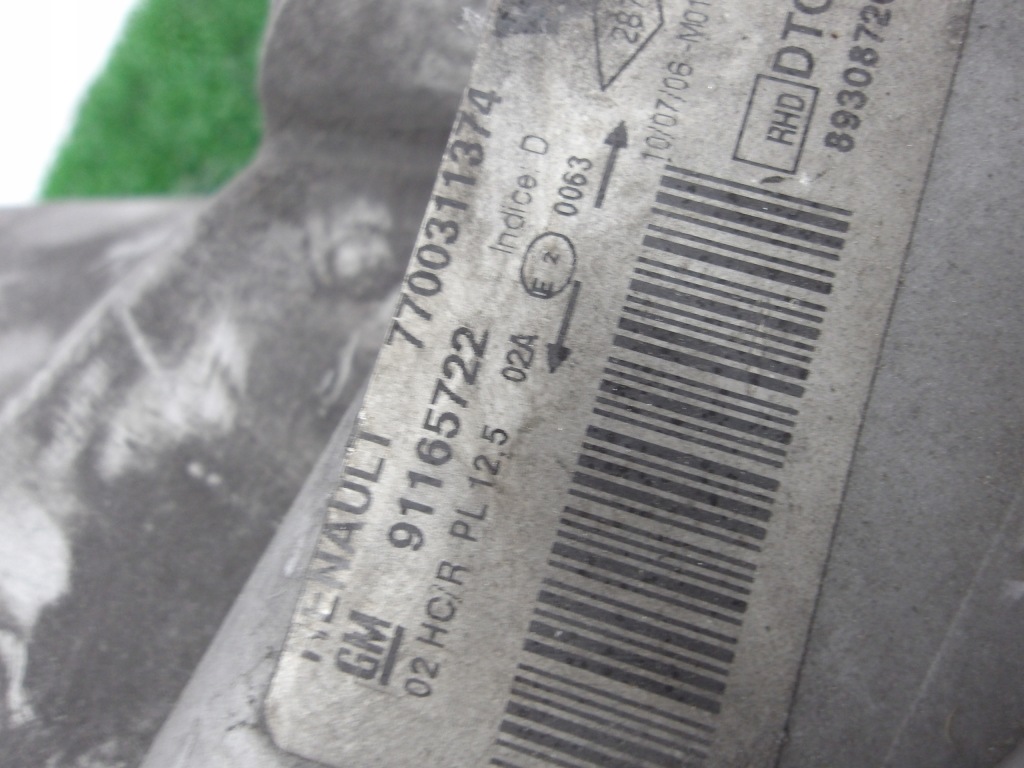 фото №9, Trafic vivaro 01-06 лампа передняя правая 91165722