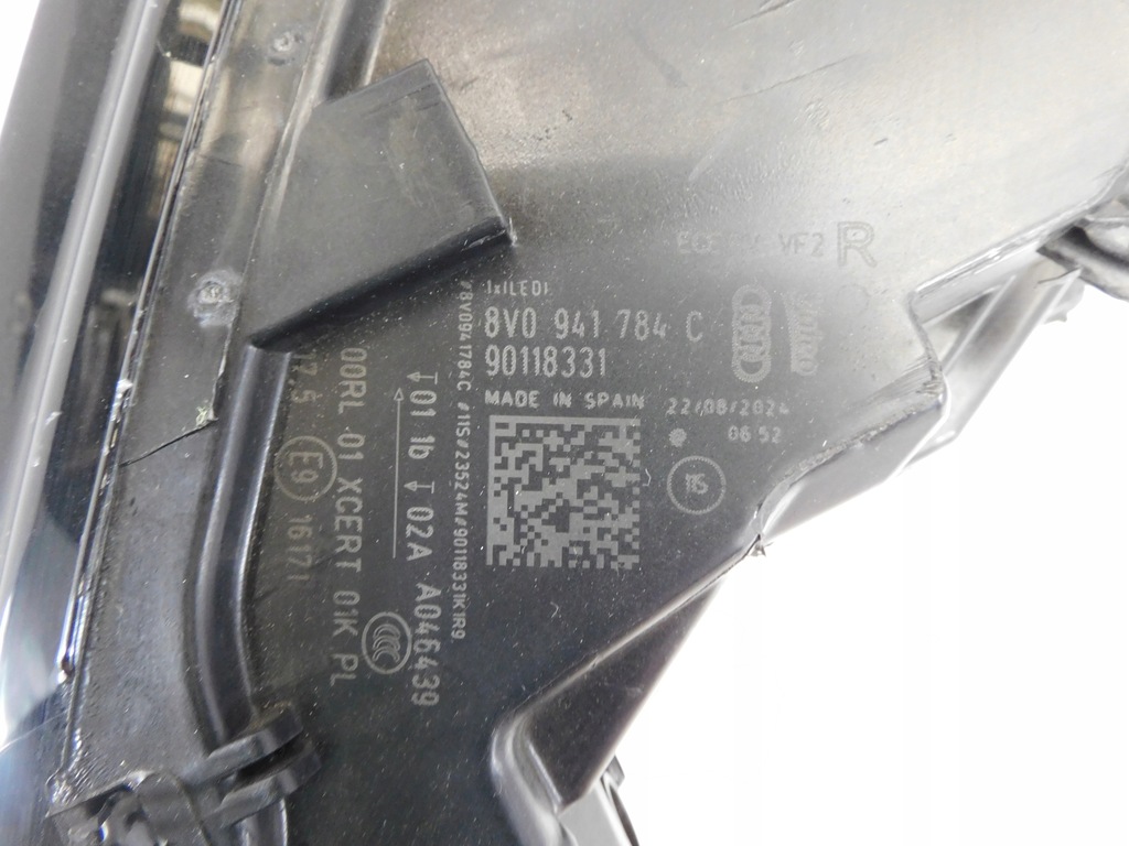 фото №15, Audi a3 s3 rs3 8v0 lift matrix лампа правая 8v0941036 8v0941784c