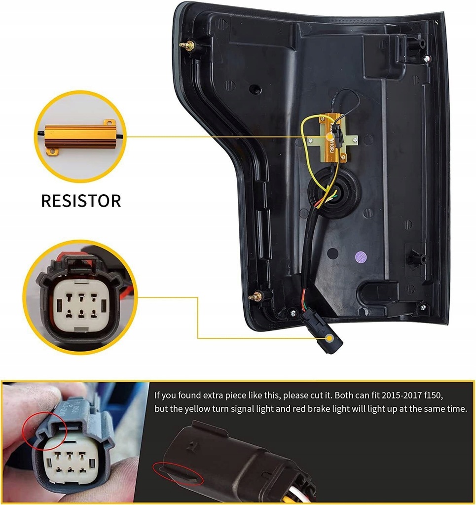 фото №8, Набор лампа led задняя ford f-150 f150 15-20