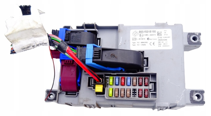 фото №1, Модуль bsi кузов бортовой компьютер fiat 500 00519318190