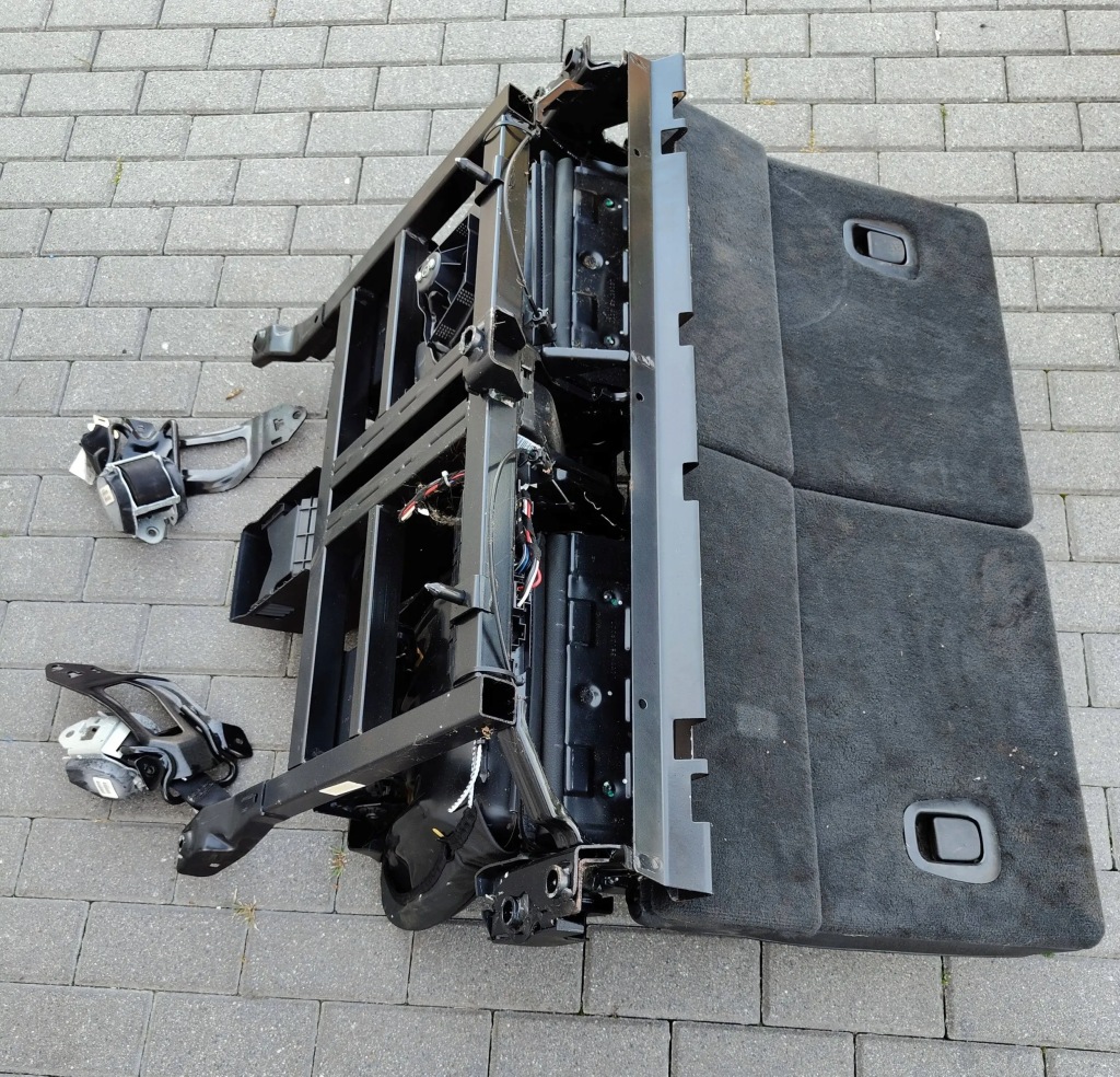 фото №6, Bmw x5 e70 сидіння заднє сидіння 3 ряд czarna шкіра ремені oryg