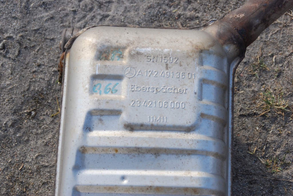 Mercedes slk r172 гаситель выхлоп конечный Оригинал