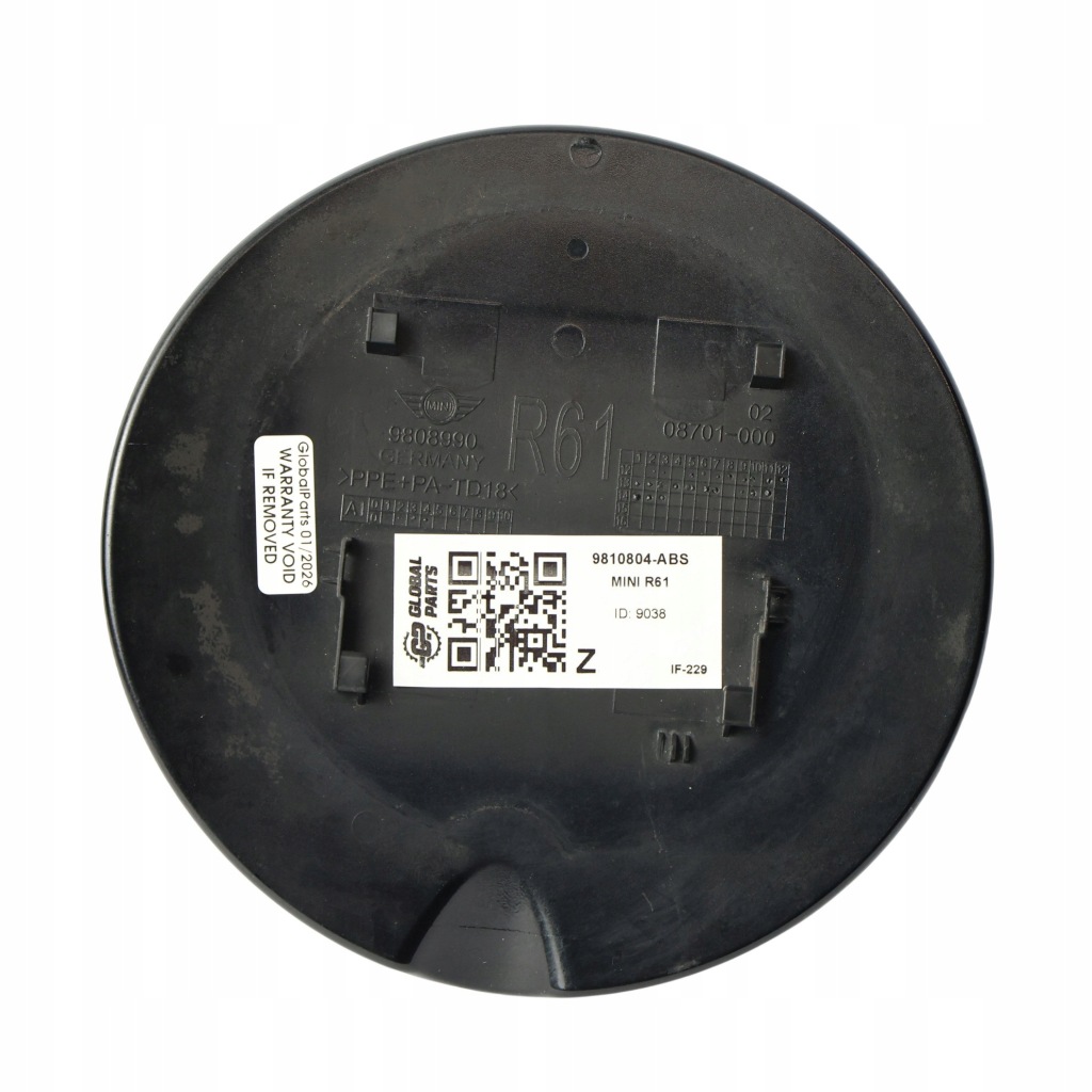 Mini paceman r61 крышка горловины  топливной  9808990 absolute черный металлик - b11 Доставка