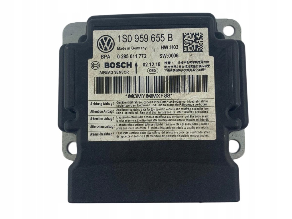 Купити Блок керування подушка безпеки 1s0959655b