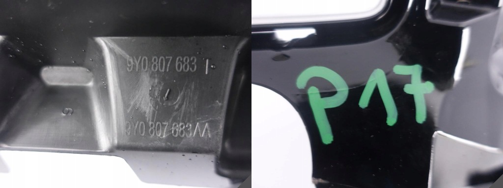 Porsche оригинальный номер 9y0807683aa решётка бампера Оригинал