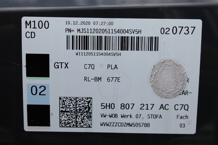 фото №11, Бампер перед vw golf 8 viii r-line 5h0807221g