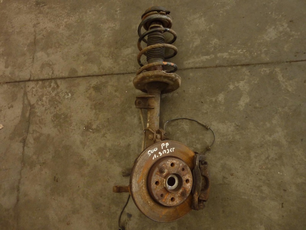 фото №1, Амортизационная стойка поворотный кулак fiat 500 1.3 правый передний