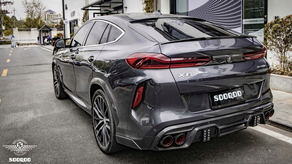 фото №14, Карбоновий спойлер спойлер кришки bmw x6 g06 m style