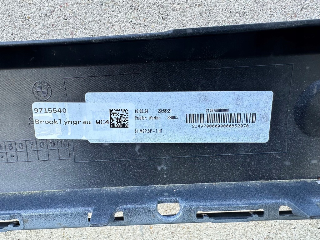 фото №8, Бампер перед передний bmw 5 g60 g61 msp m sport m-pakiet 2023- 8084653 полный