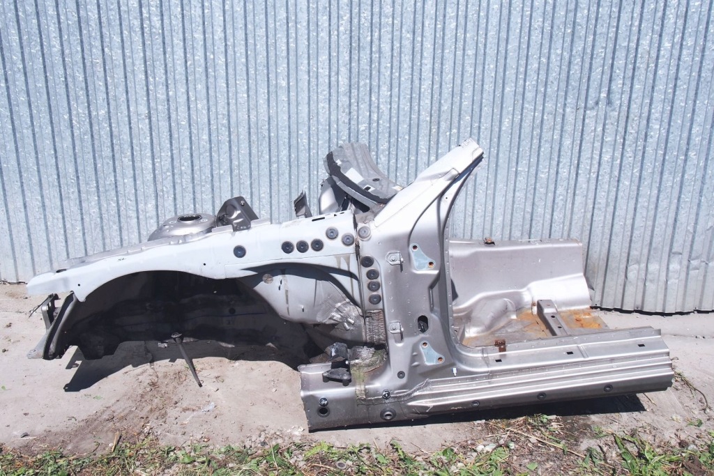 фото №3, Лонжерон порог левый mercedes sl r230 цвет 723