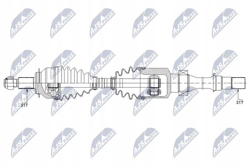 Привідний вал привідна права mazda 6 2.5 atm 2012- Оригінал