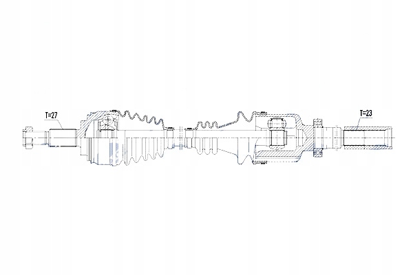 Nty привідний вал привідна renault kangoo 1.6 08- права atm Ціна