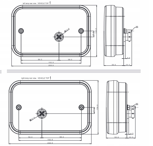 фото №6, Набір лампа задня led 6-мультифункціональний fristom ft-270