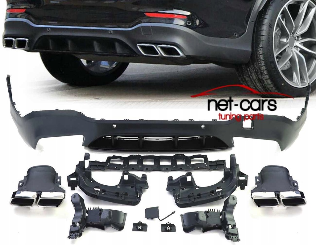 фото №1, Дифузор бампера задня mercedes glc x253 2015-2018