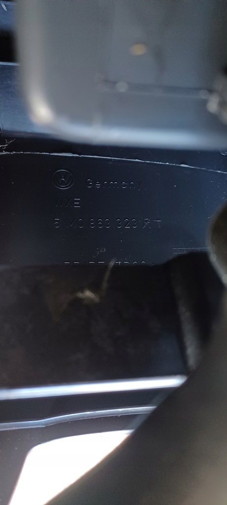 фото №11, Vw golf v plus підлокітник тунель решітка обдув білий nić 5m0863323p