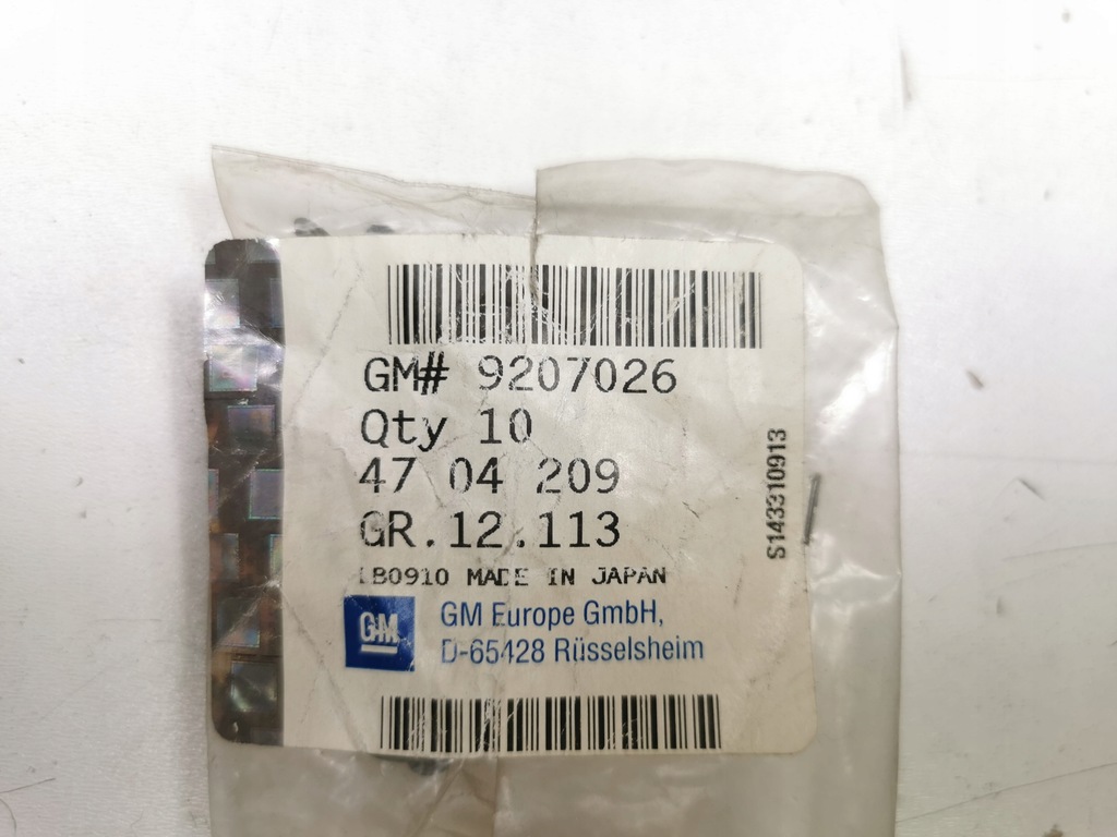 фото №8, Клипса, защита стойка передний, нижняя opel agila a оригинальный номер 4704209 9207026