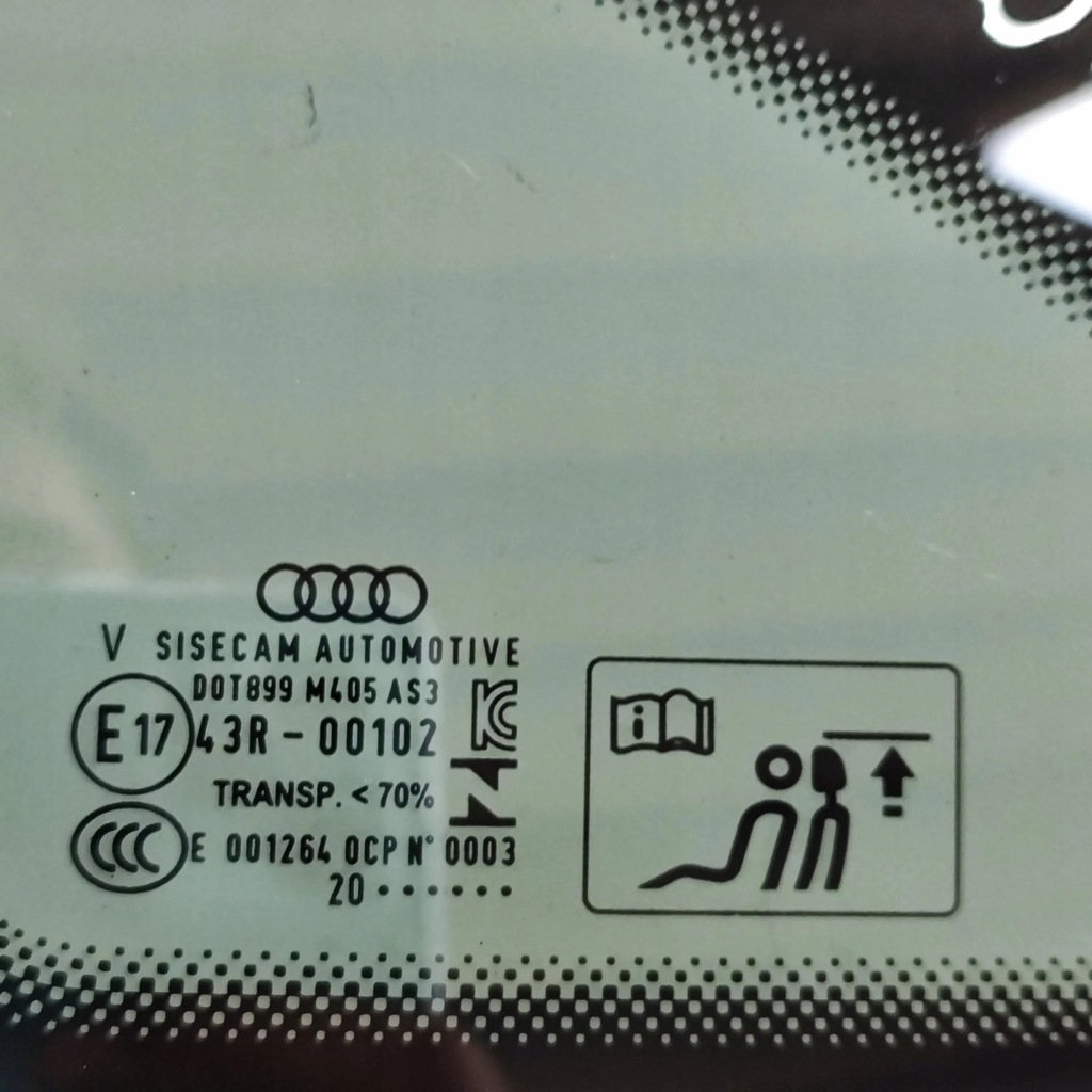 фото №7, Audi e-tron gt 2022 левая сторона стекло кузовная задняя