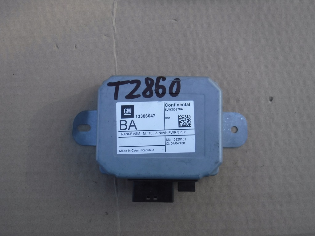 фото №1, Модуль навигации opel astra j insignia 13306647