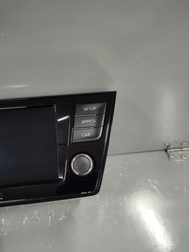 фото №4, Skoda fabia iii 3 6v радио радиопроигрыватель панель навигация mib-2 6v0035871h