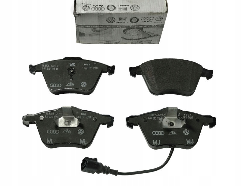 фото №1, Тормозные колодки тормозные vw golf vi 6 scirocco 345mm oryg