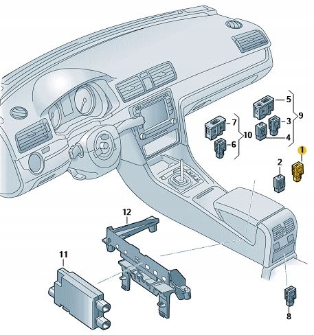 фото №5, Разъём port usb 5q0035726e оригинал