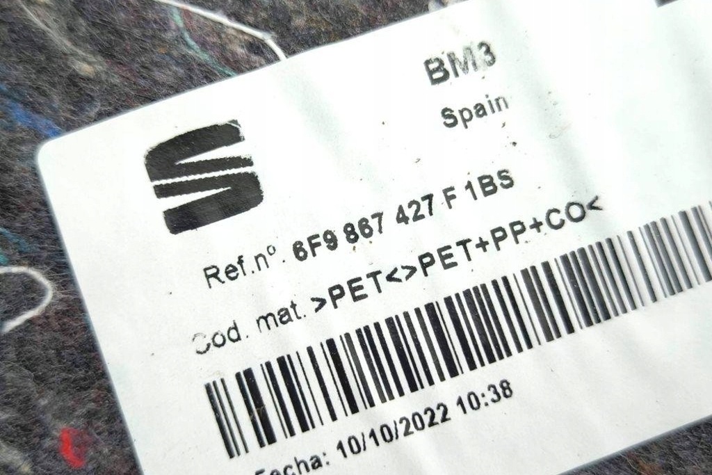 фото №13, Левая обивка багажника seat arona kj7 6f9867427f 1.0l бензиновый 85kw