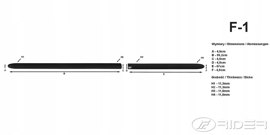 фото №10, Rider f-1 накладки боковой