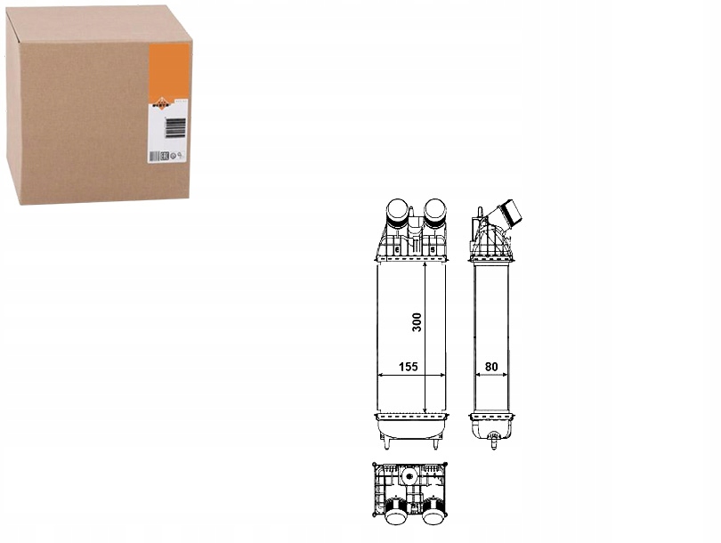 Купити Nrf інтеркулер peugeot 207 308 1,6hdi