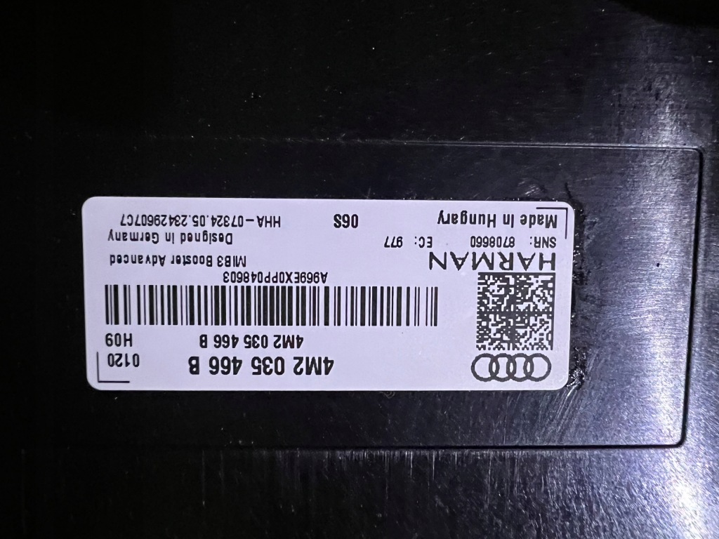 фото №16, Audi rs6 a6 c8 4k bang olufsen покращений sound 3d mib 3 4m2035466 b монтаж