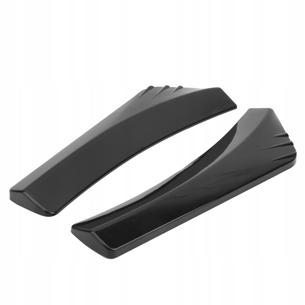 фото №13, 2 szt. блискучий чорний бампер дифузор спліттер