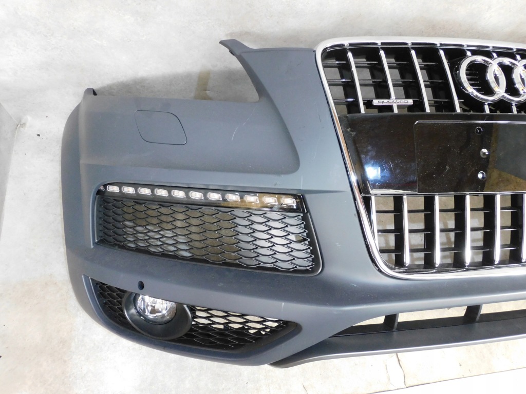 Audi q7 4l рестайлінг  s line бампер перед передній новий підлога комплектний  led Ціна