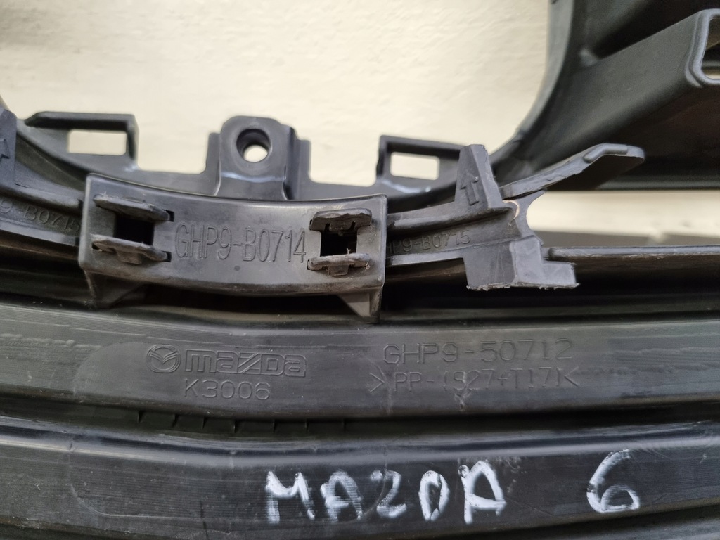 фото №12, Решётка радиатора решётка радиатора бампера mazda 6 iii gj 2012-2014 оригинал ghp9-50712