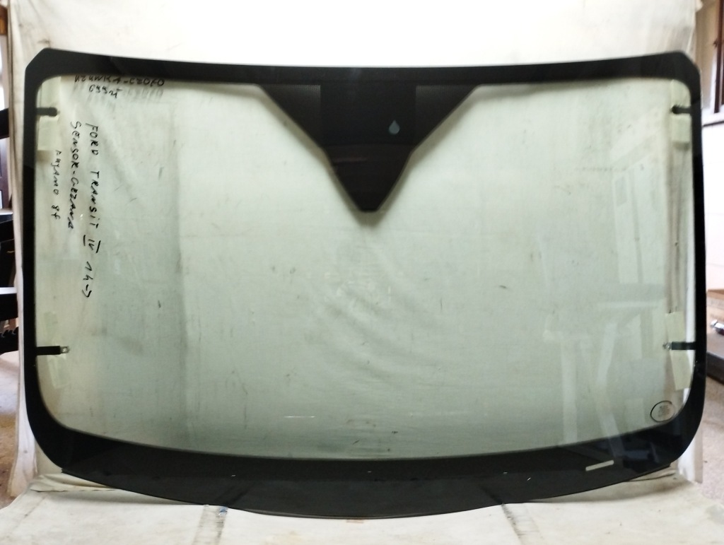 фото №1, Скло передня ford transit iv 2014- підігрів