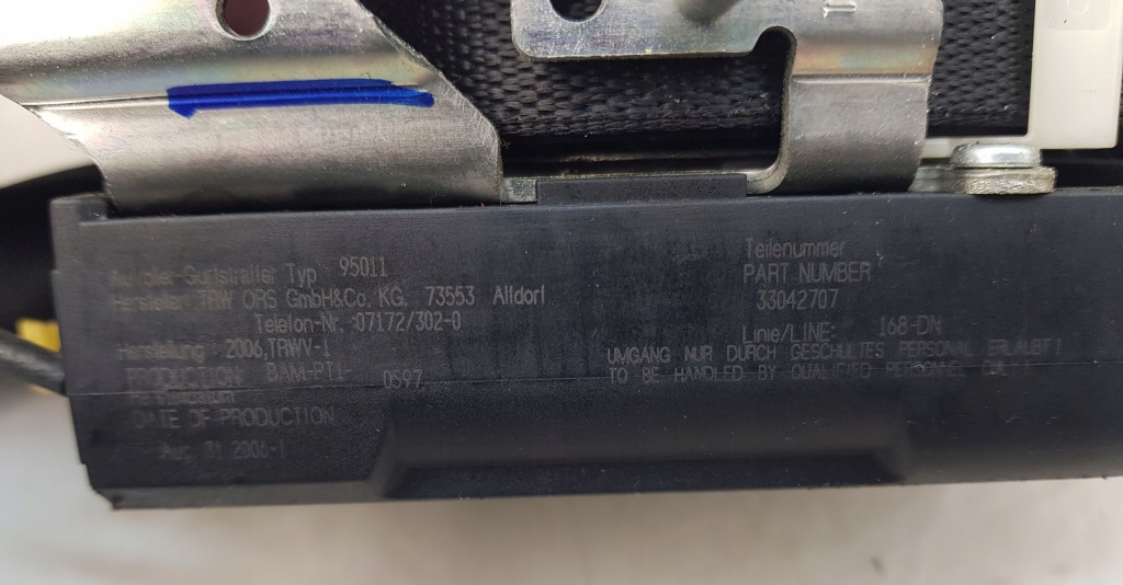 фото №6, Mercedes r w251 pas правий задня 3 trzeci ряд oryg