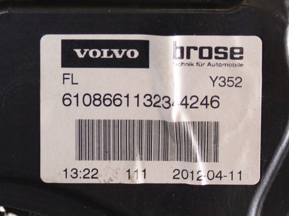 фото №8, Підйомник скло перед лівий volvo v60 s60 ii 12r
