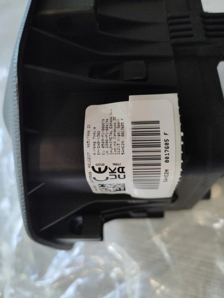 фото №3, Peugeot partner iv rifter 4 2018-24 подушка оригинал nowa fv idealna