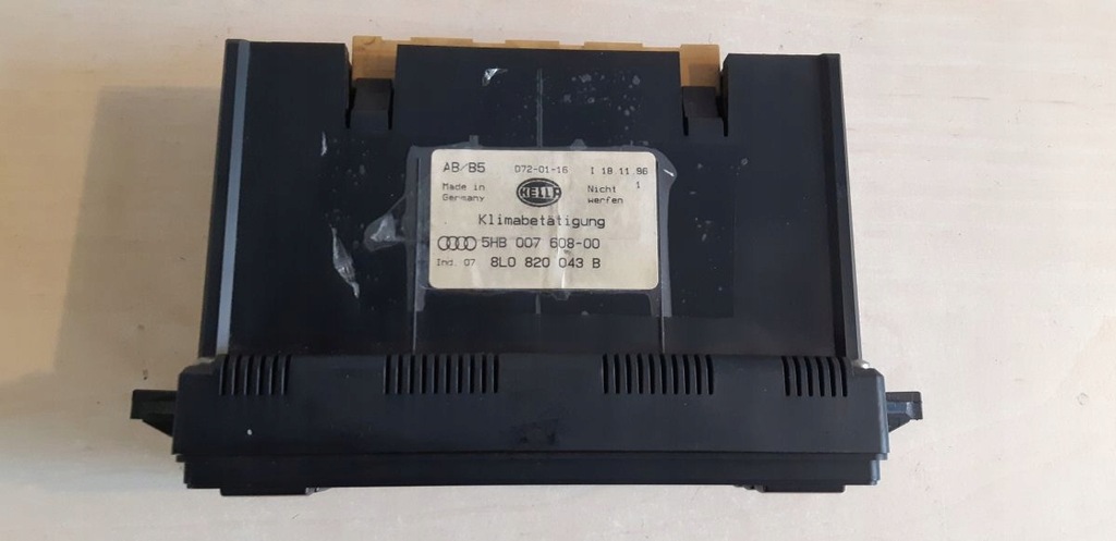 фото №12, Панель дисплей кондиціонера climatronic audi a3 a4 b5 a6 c4 8l0820043b