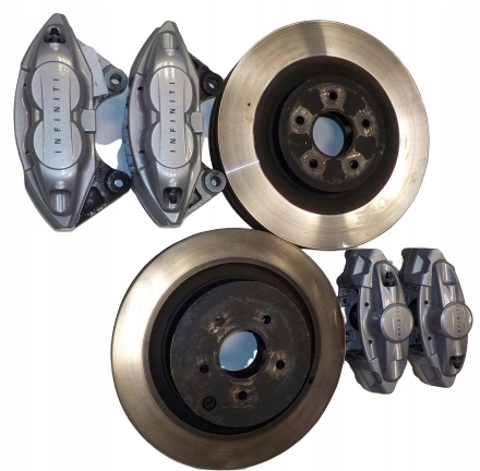 фото №1, Суппорты тормозные диски тормозные колодки комплект infiniti q70 m30 m37