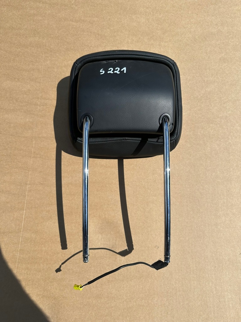 фото №8, Підголівник піротехнічний, передній, перед mercedes s klasa w221, czarna шкіра