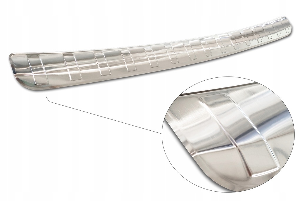 фото №8, Накладка na бампер задний mercedes gla 2 сталь