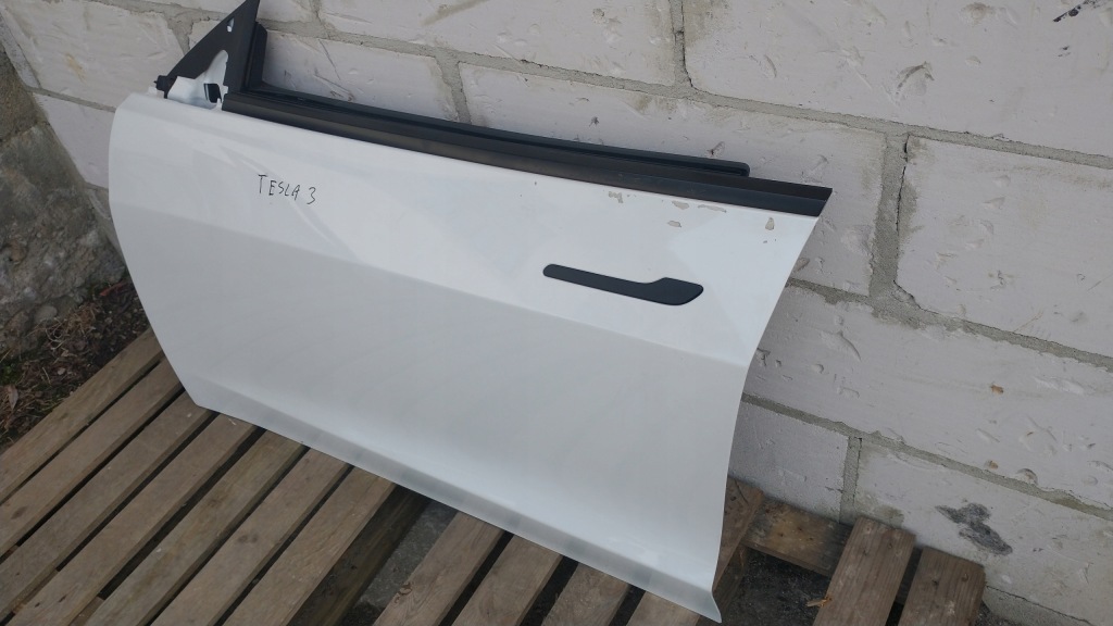 фото №2, Tesla model 3 двері ліва передні лівий перед