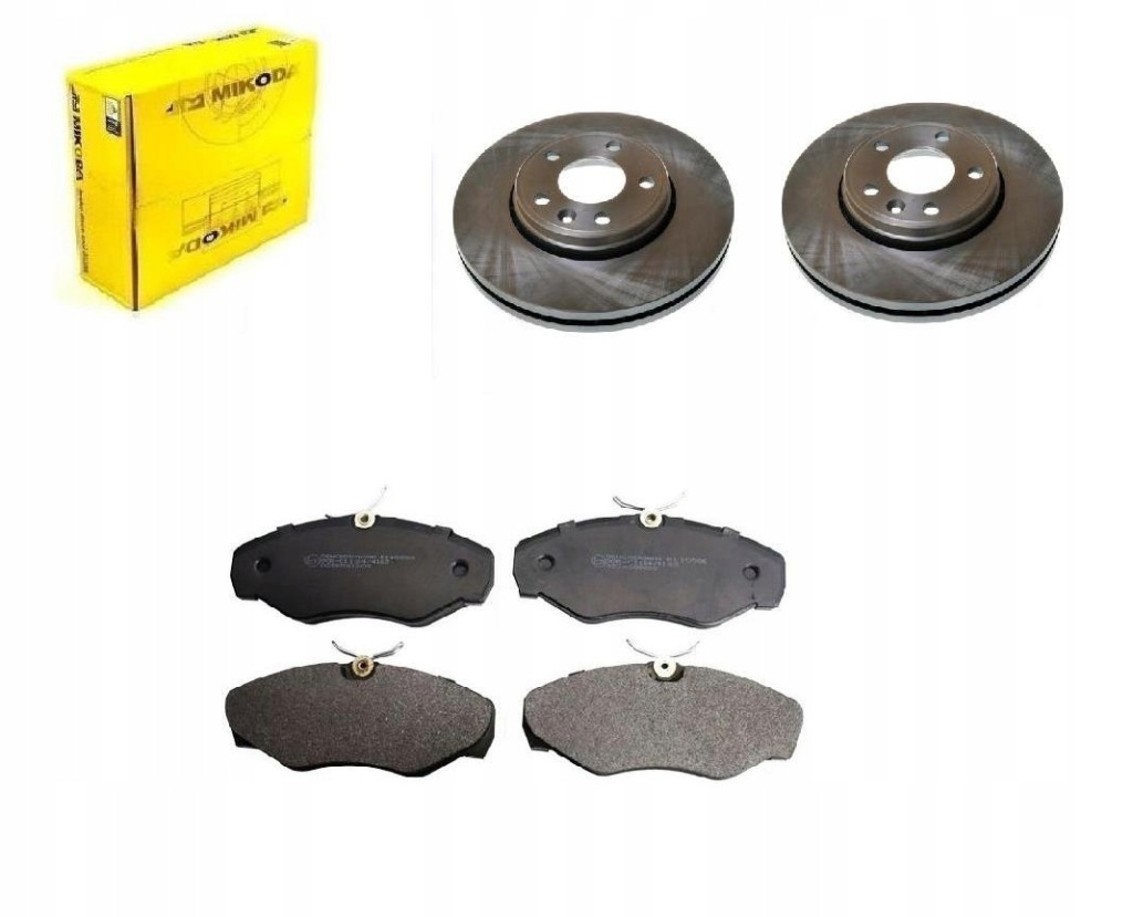 фото №1, Гальмівні диски гальмівні колодки primastar trafic vivaro a 2001- перед 305 kpl