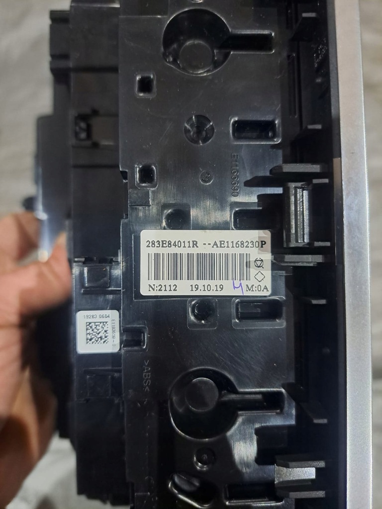 фото №6, Renault zoe ii captur панель кондиціонера комплект